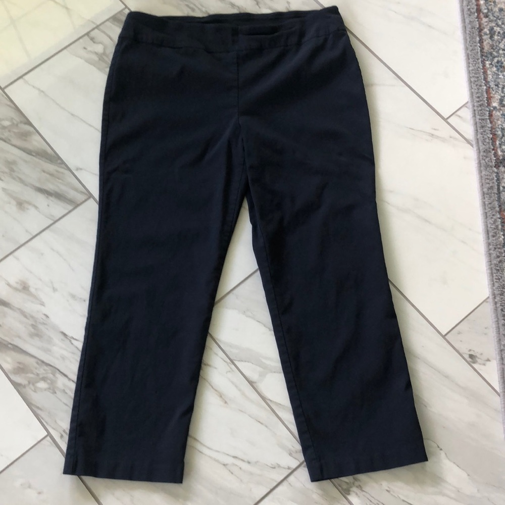Ladies navy Capri’s.
